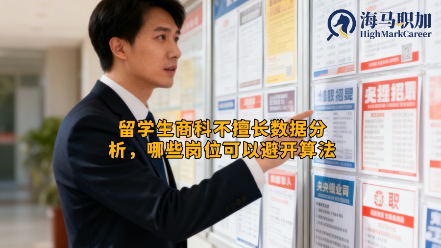 留学生商科不擅长数据分析，哪些岗位可以避开算法