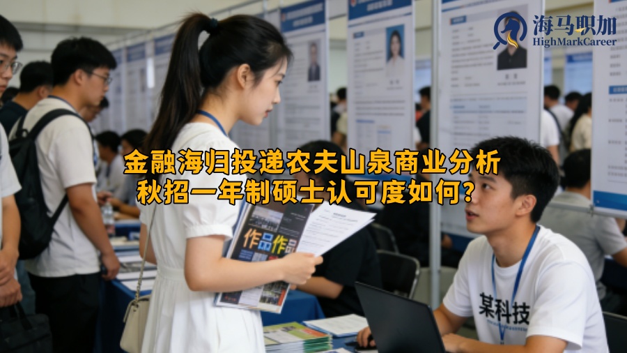 金融海归投递农夫山泉商业分析秋招一年制硕士认可度如何？