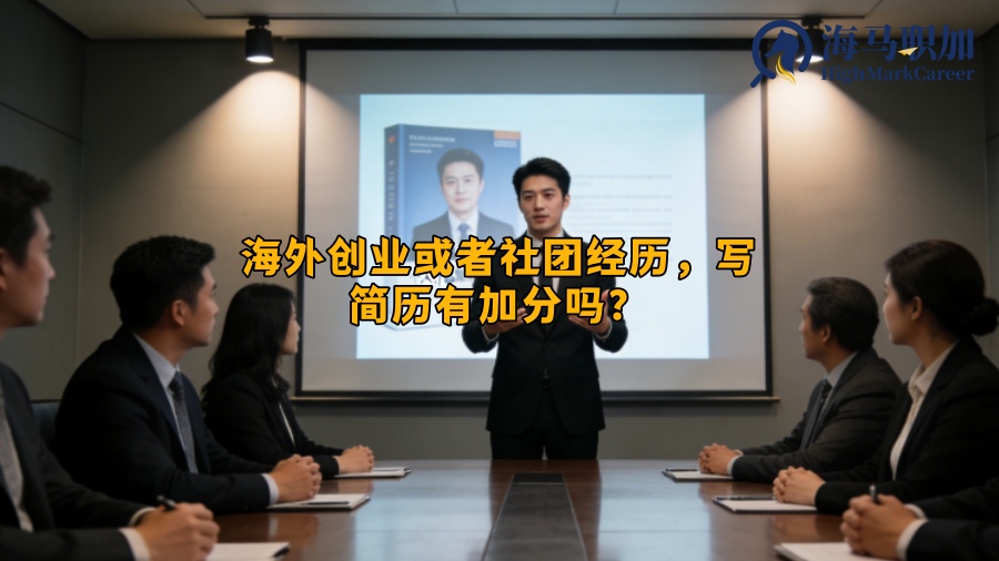 海外创业或者社团经历，写简历有加分吗？