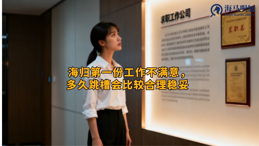 海归第一份工作不满意，多久跳槽会比较合理稳妥 