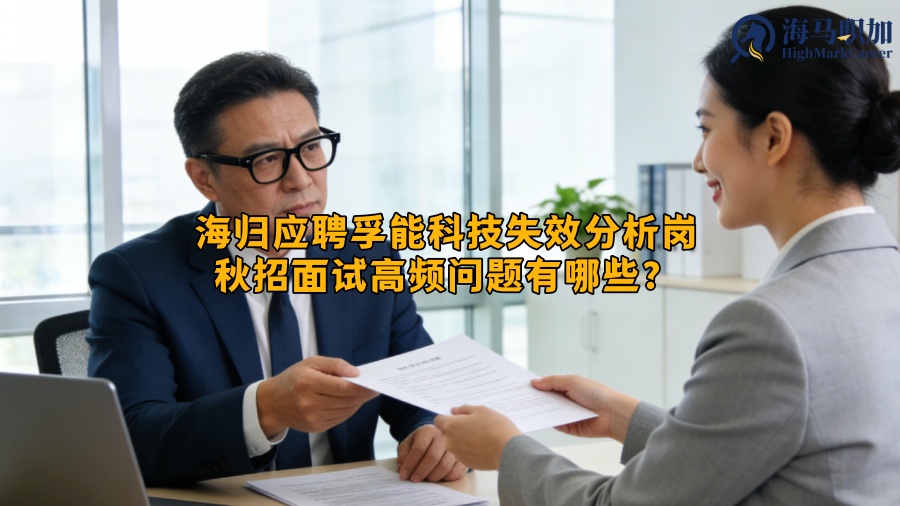 海归应聘孚能科技失效分析岗秋招面试高频问题有哪些？