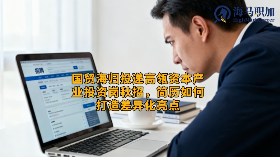 国贸海归投递高瓴资本产业投资岗秋招，简历如何打造差异化亮点