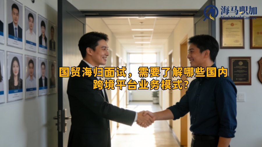 国贸海归面试，需要了解哪些国内跨境平台业务模式？