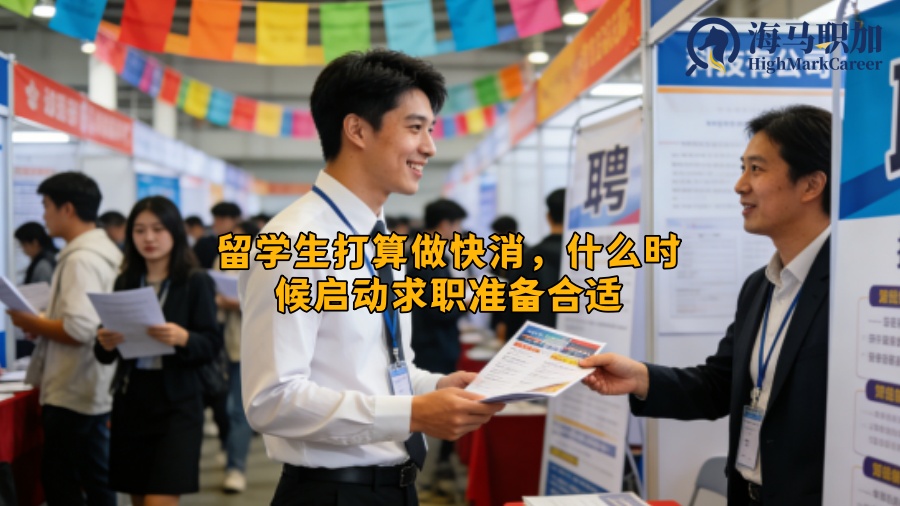 留学生打算做快消，什么时候启动求职准备合适