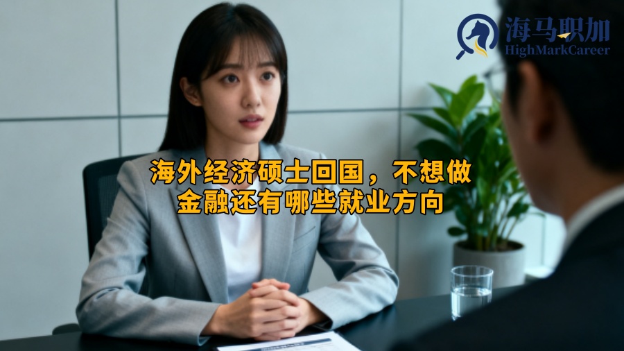 海外经济硕士回国，不想做金融还有哪些就业方向