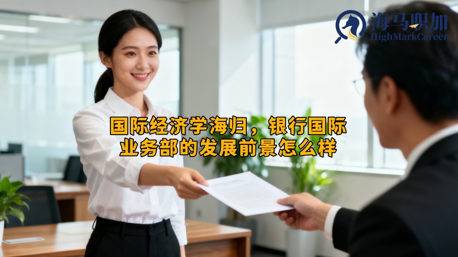 国际经济学海归，银行国际业务部的发展前景怎么样